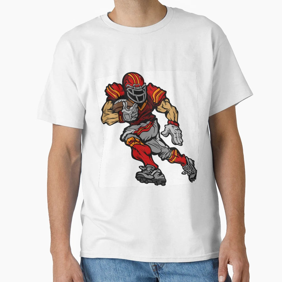 American Football Player T-Shirt - Fun Novelty Design Unisex - T-Shirt, Sweatshirt, Hoodie