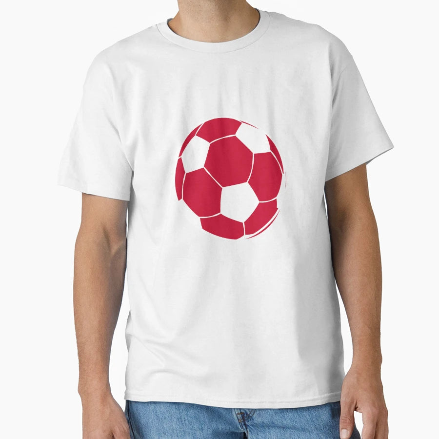 Football Fans Denmark T-Shirt - Trendy Graphic Unisex - T-Shirt, Sweatshirt, Hoodie