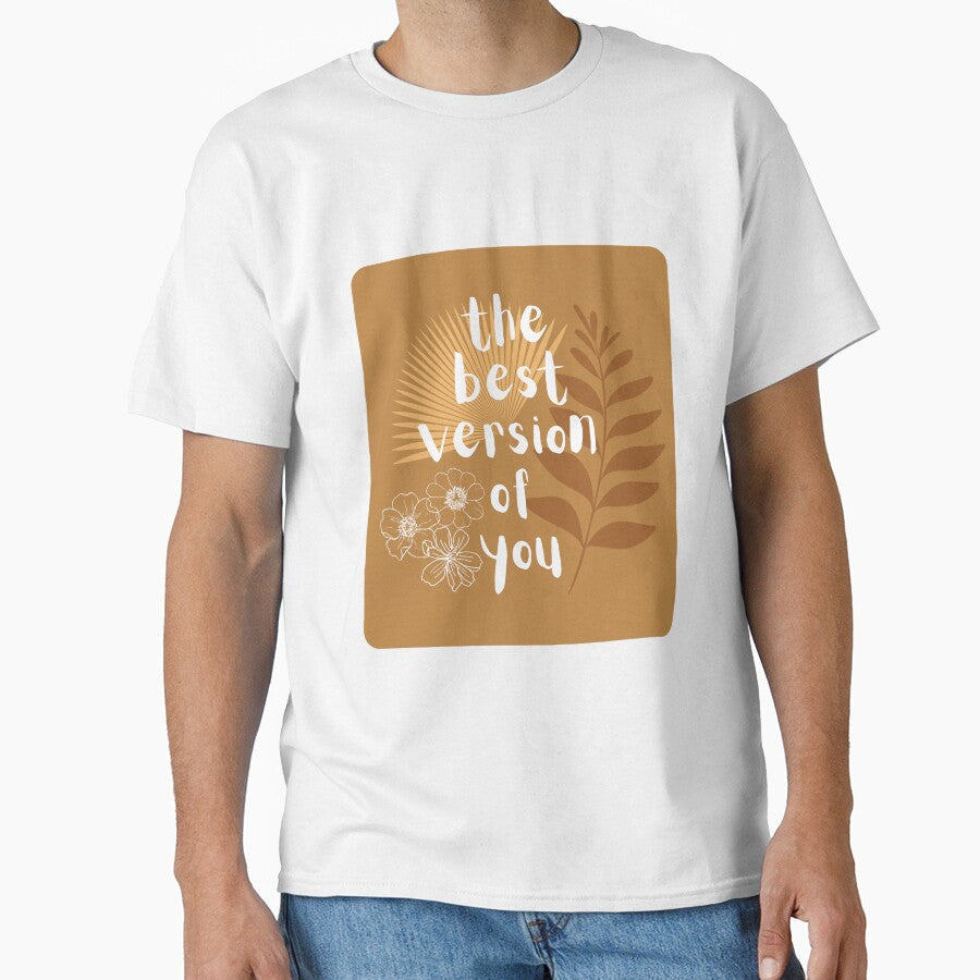The best version of you positive boho style by - Adult & Kids T-Shirts, Sweatshirts & Hoodies apparel design preview 1