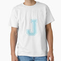 College Letterman J T-Shirt - Fun Novelty Design Men Women - T-Shirt, Sweatshirt, Hoodie