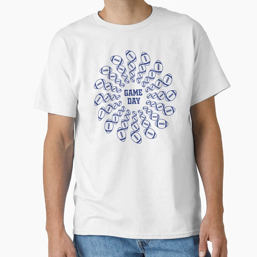 Mandala Game Day American Football T-Shirt - Unique Graphic Unisex - T-Shirt, Sweatshirt, Hoodie