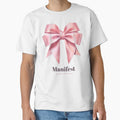 Manifest your dreams affirmation cute pink vintage - Adult & Kids T-Shirts, Sweatshirts & Hoodies apparel design preview 1
