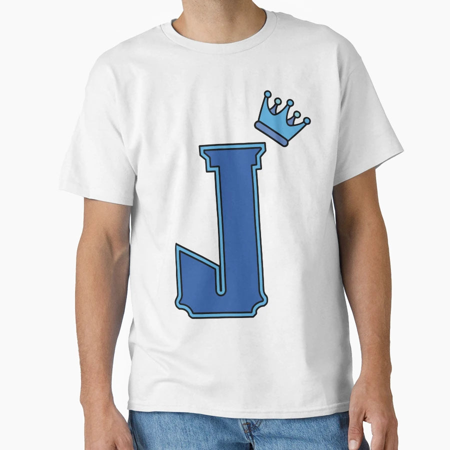 Blue Letter J T-Shirt - Novelty Apparel Unisex - T-Shirt, Sweatshirt, Hoodie