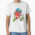 American Football Cartoon T-Shirt - Aesthetic Graphic Men Women - T-Shirt, Sweatshirt, Hoodie