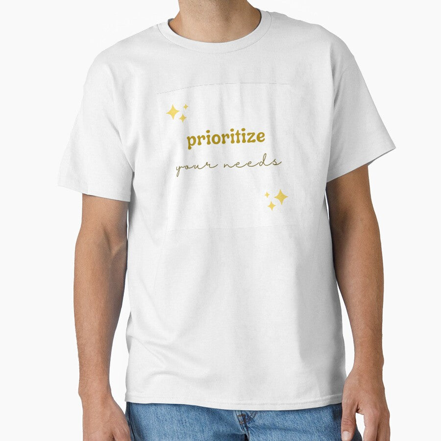 Prioritize your needs starry by snail-galaxy - Adult & Kids T-Shirts, Sweatshirts & Hoodies apparel design preview 1