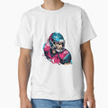 Artistic Cartoon Football Player T-Shirt - Minimalist Print for Adults - T-Shirt, Sweatshirt, Hoodie