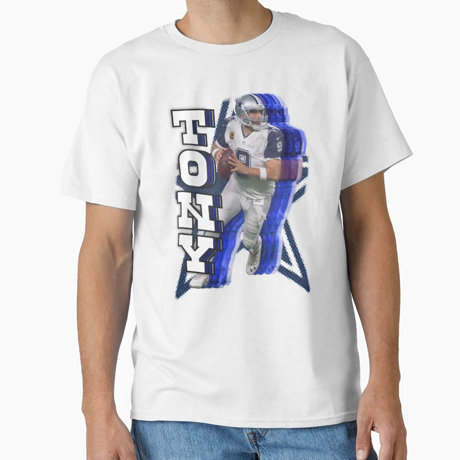 Dallas Cowboy Legend Tony Romo T-Shirt - Aesthetic Graphic Men Women - T-Shirt, Sweatshirt, Hoodie