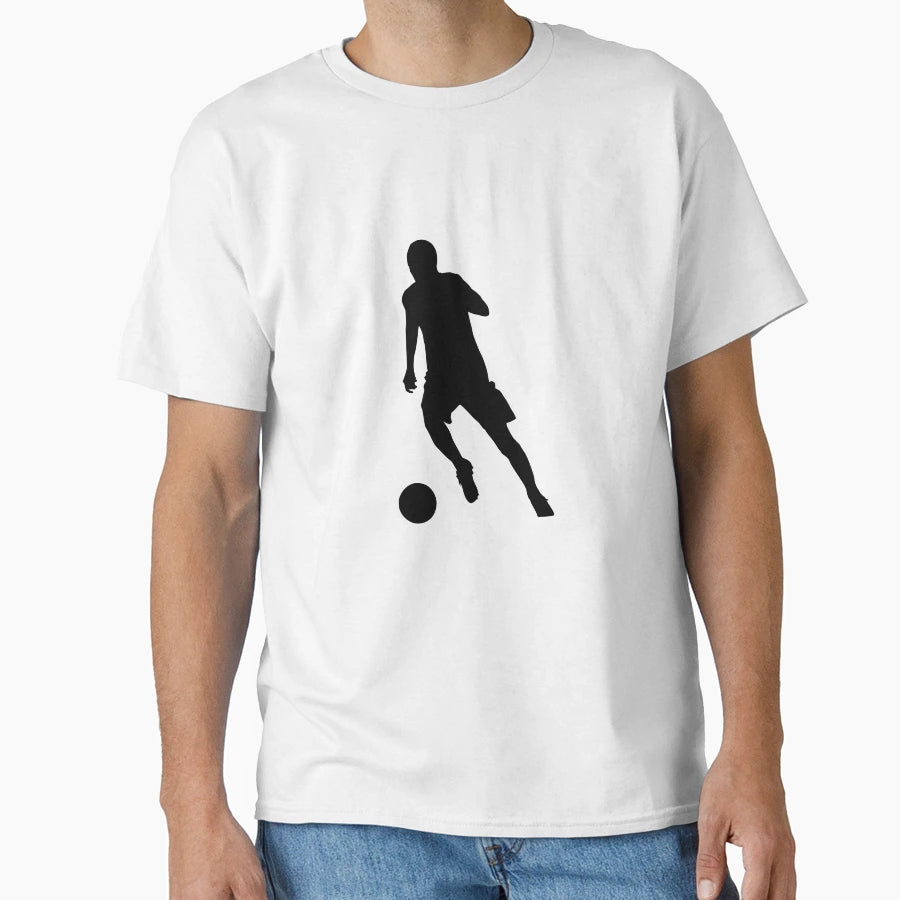 Simple Football Soccer Shooter Soccer T-Shirt - Graphic Print Men Women - T-Shirt, Sweatshirt, Hoodie