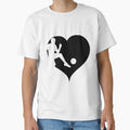 Football Heart T-Shirt - Casual Everyday Wear Men Women - T-Shirt, Sweatshirt, Hoodie