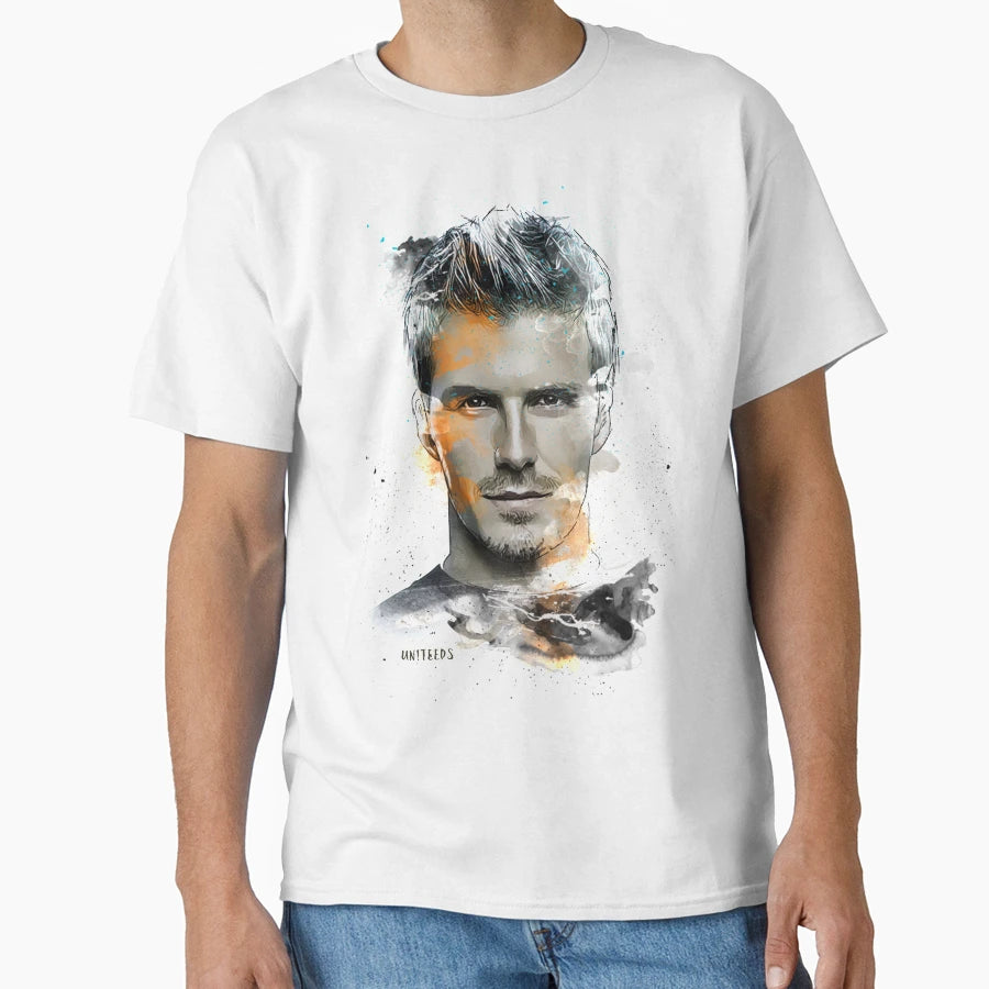 David Beckham Painting T-Shirt - Unique Graphic for Adults - T-Shirt, Sweatshirt, Hoodie