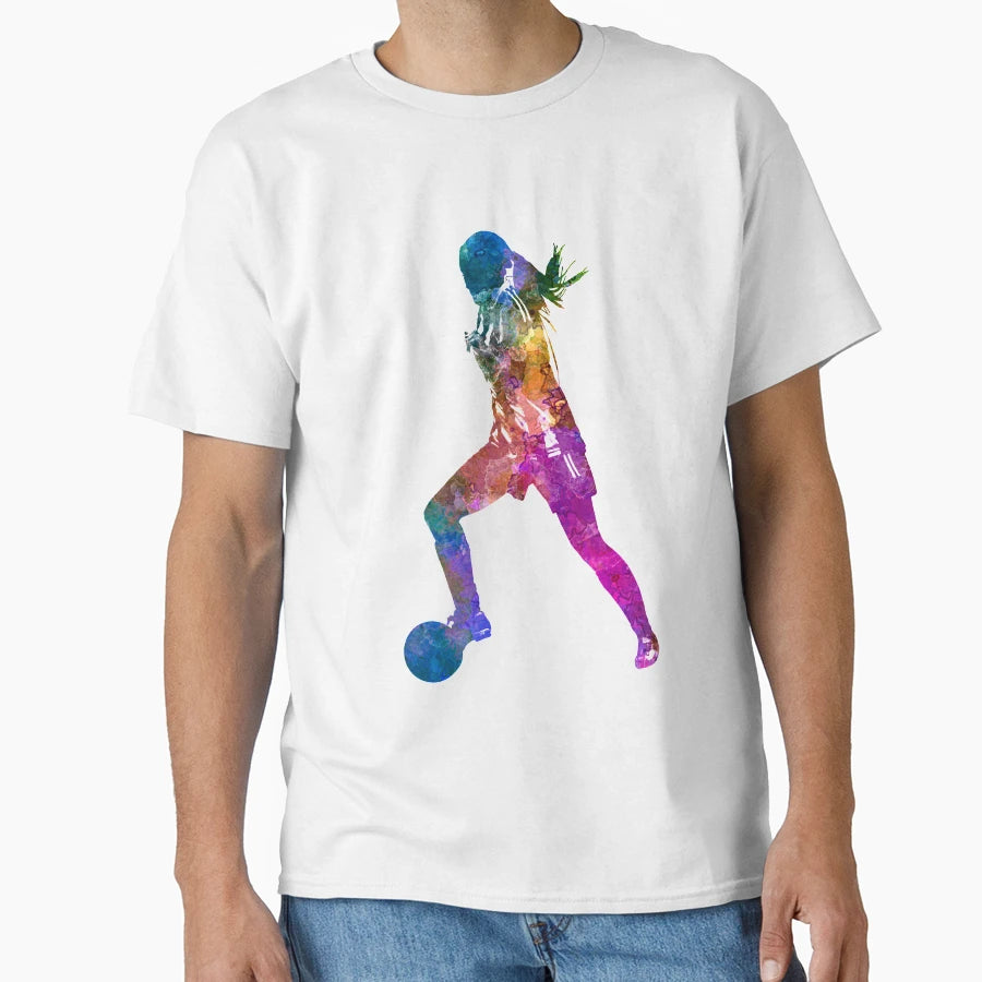 Playing Soccer Football Player T-Shirt - Novelty Apparel for Adults - T-Shirt, Sweatshirt, Hoodie