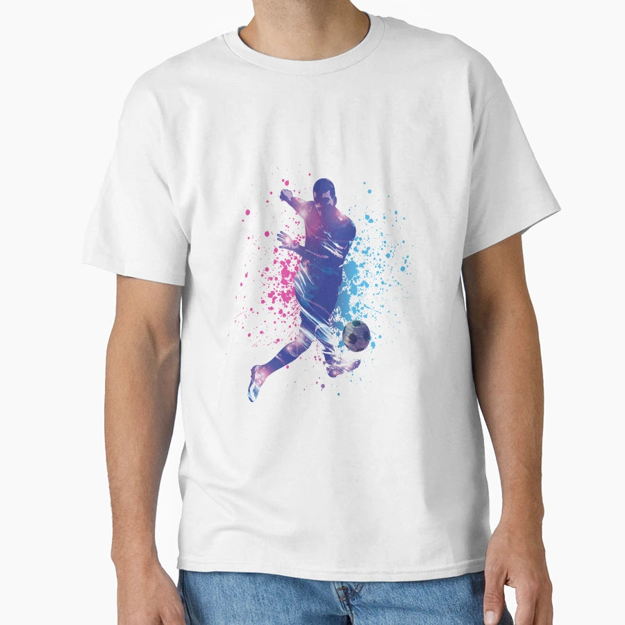 Footballer T-Shirt - Graphic Print Men Women - T-Shirt, Sweatshirt, Hoodie