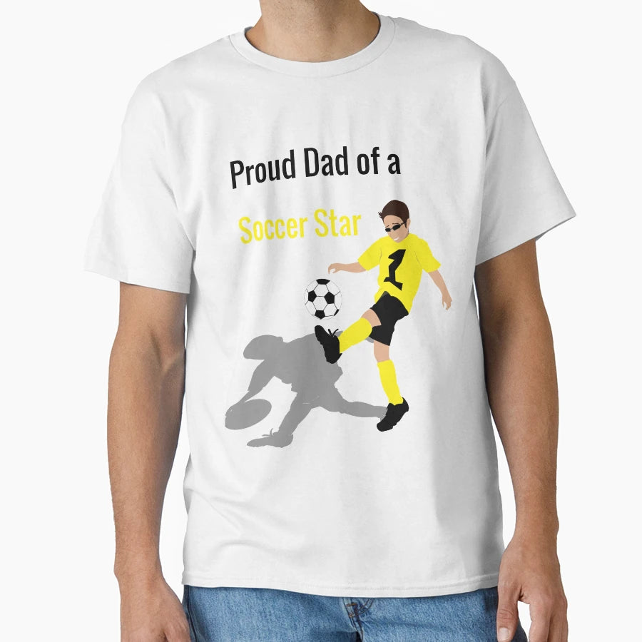 Soccer Dad T-Shirt - Custom Art Print Unisex - T-Shirt, Sweatshirt, Hoodie