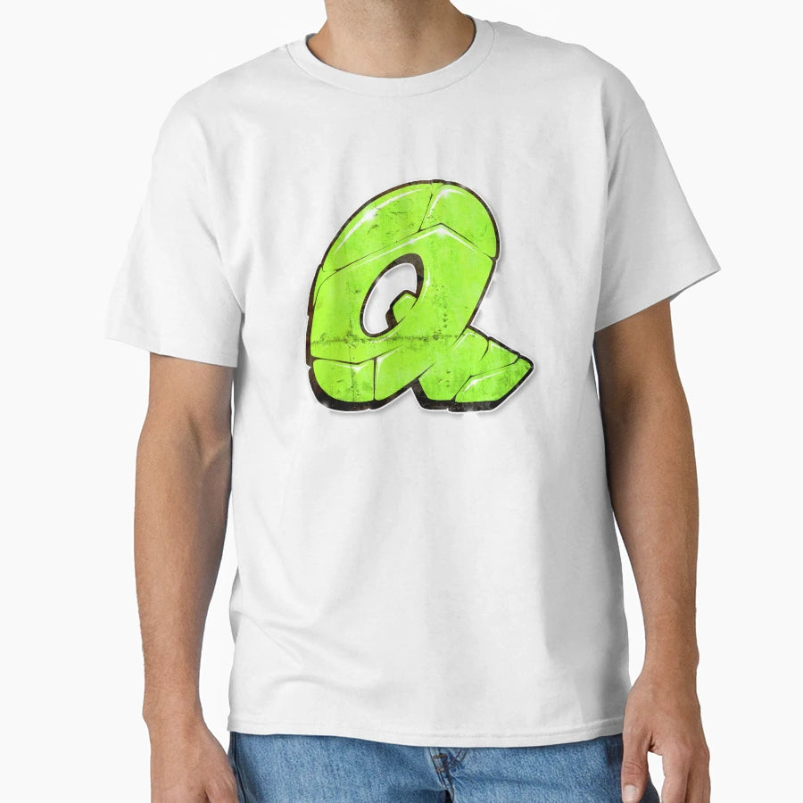 Q Graffiti Letter T-Shirt - Novelty Apparel for Adults - T-Shirt, Sweatshirt, Hoodie