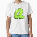 Q Graffiti Letter T-Shirt - Novelty Apparel for Adults - T-Shirt, Sweatshirt, Hoodie