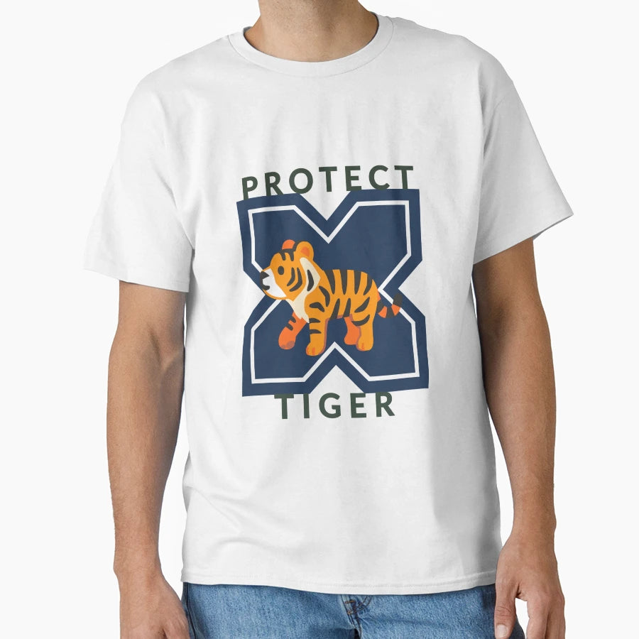 Protect Tiger T-Shirt - Graphic Print Men Women - T-Shirt, Sweatshirt, Hoodie