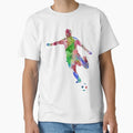Male Soccer Player Male Football Player T-Shirt - Unique Graphic Unisex - T-Shirt, Sweatshirt, Hoodie