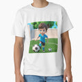 Dylan Playing Soccer T-Shirt - Novelty Apparel Unisex - T-Shirt, Sweatshirt, Hoodie