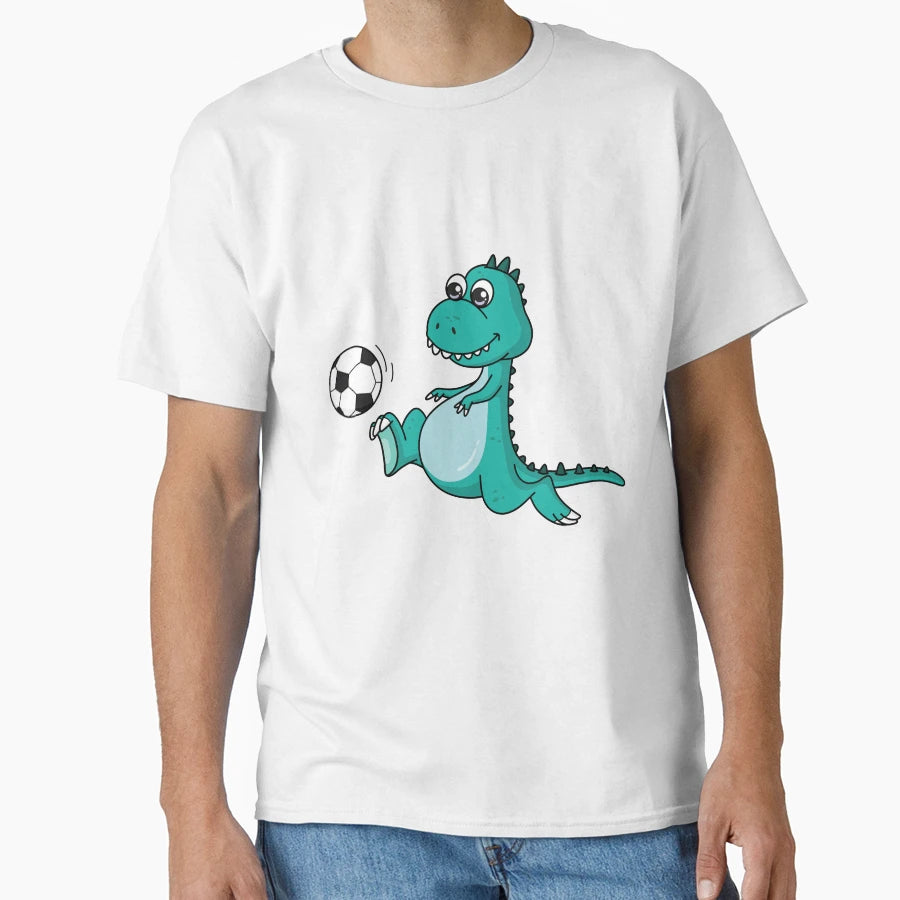 Dinosaur Football Gift T-Shirt - Custom Art Print for Adults - T-Shirt, Sweatshirt, Hoodie