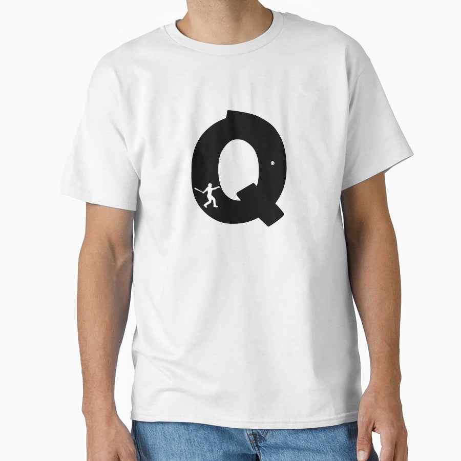 Personalized Baseball Initial Q T-Shirt - Minimalist Print Men Women - T-Shirt, Sweatshirt, Hoodie