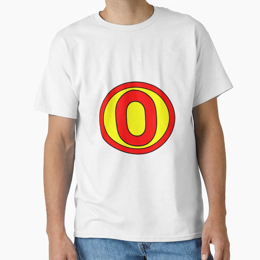 Hero Heroine Superhero Initials O T-Shirt - Minimalist Print Unisex - T-Shirt, Sweatshirt, Hoodie