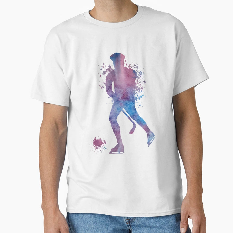 Hockey Player T-Shirt - Novelty Apparel Men Women - T-Shirt, Sweatshirt, Hoodie
