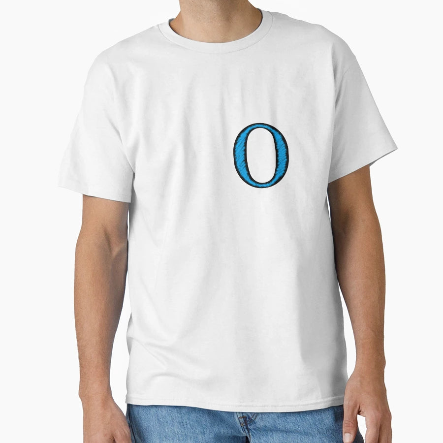Blue O T-Shirt - Casual Everyday Wear Men Women - T-Shirt, Sweatshirt, Hoodie