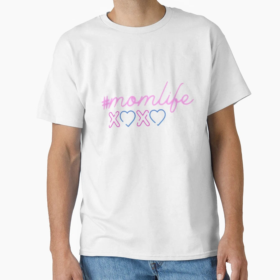 Momlife T-Shirt - Minimalist Print Men Women - T-Shirt, Sweatshirt, Hoodie