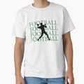 Football Silhouette T-Shirt - Custom Art Print Men Women - T-Shirt, Sweatshirt, Hoodie