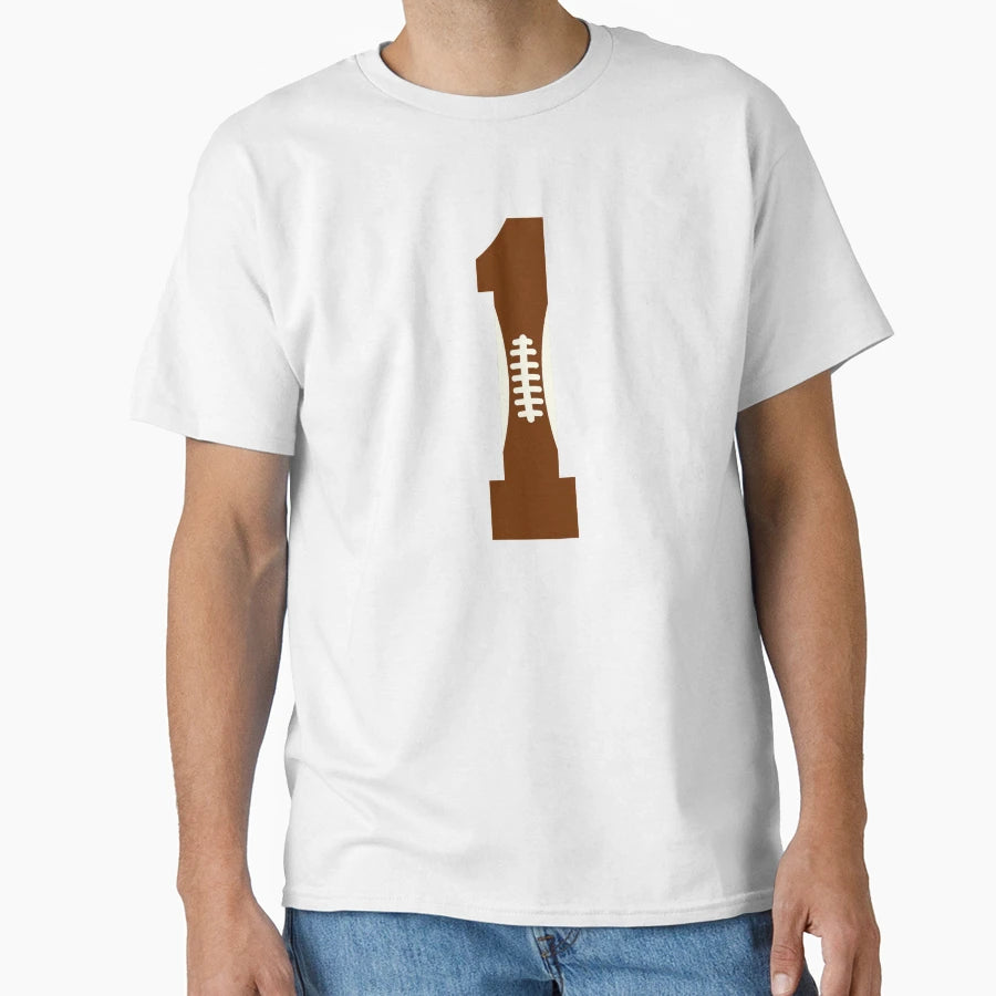 Football Number One T-Shirt - Graphic Print for Adults - T-Shirt, Sweatshirt, Hoodie