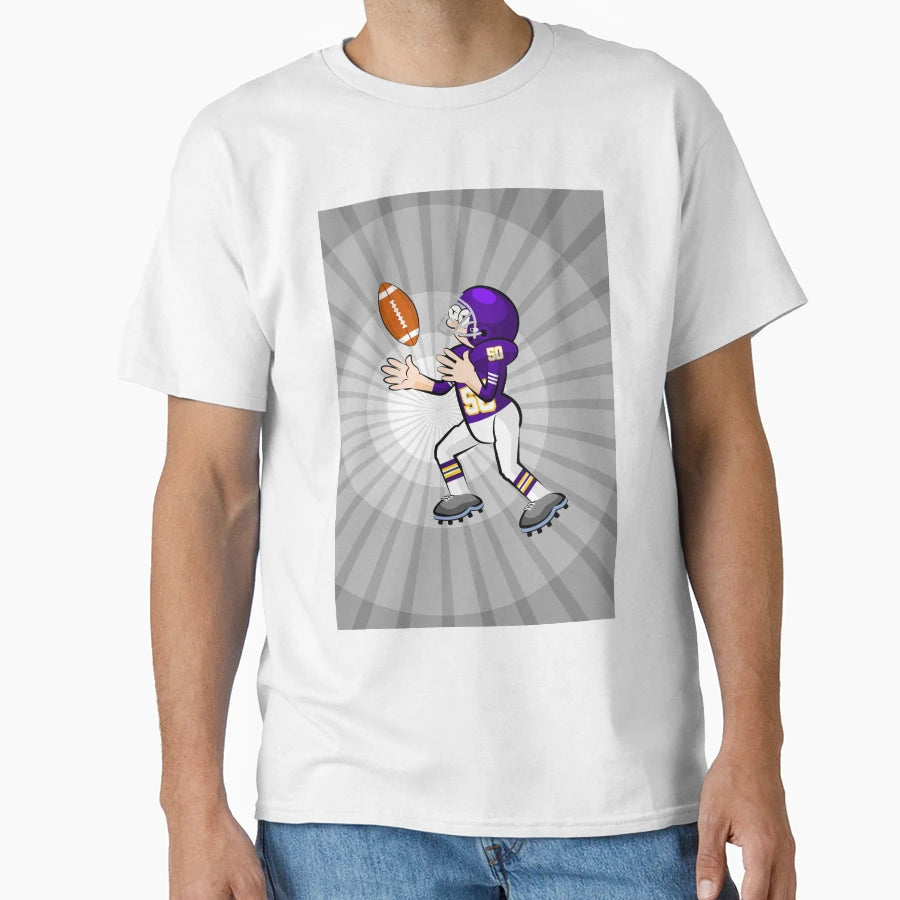 American Football Player Position T-Shirt - Custom Art Print for Adults - T-Shirt, Sweatshirt, Hoodie