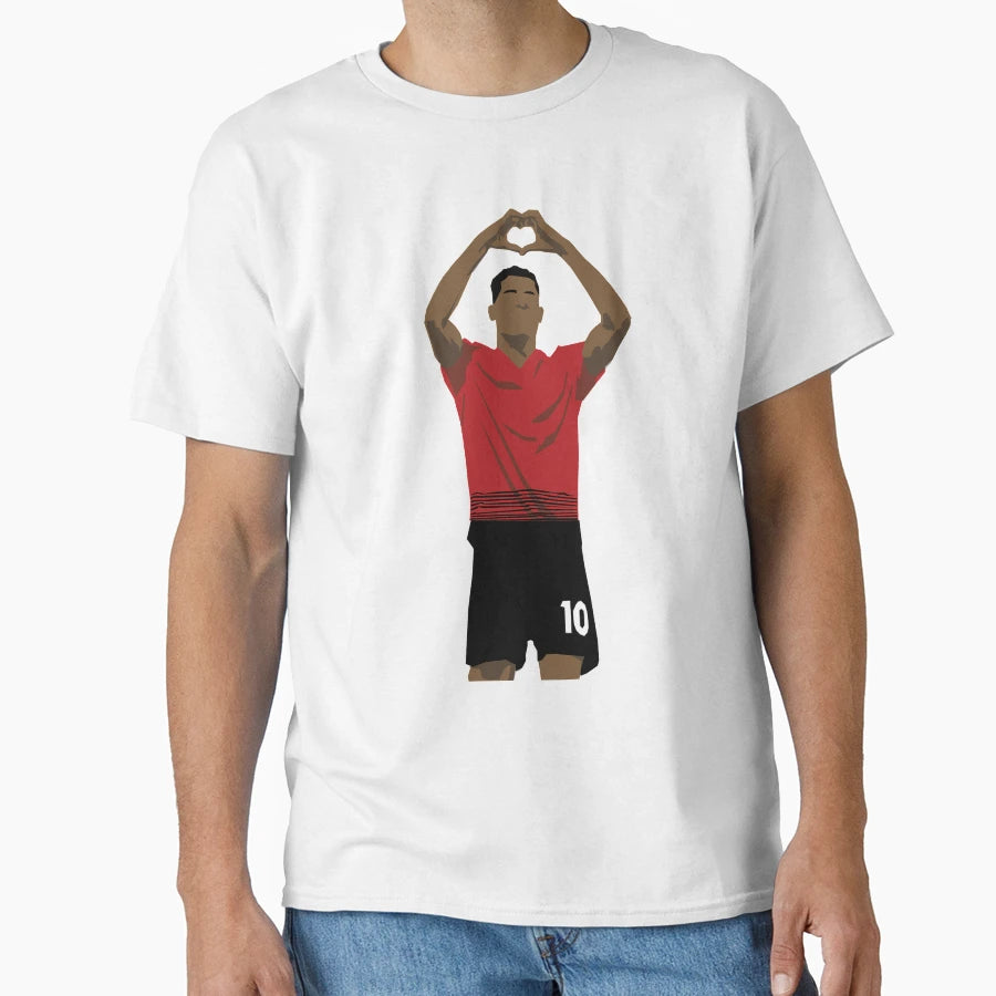 Marcus Rashford Heart T-Shirt - Streetwear Style Men Women - T-Shirt, Sweatshirt, Hoodie