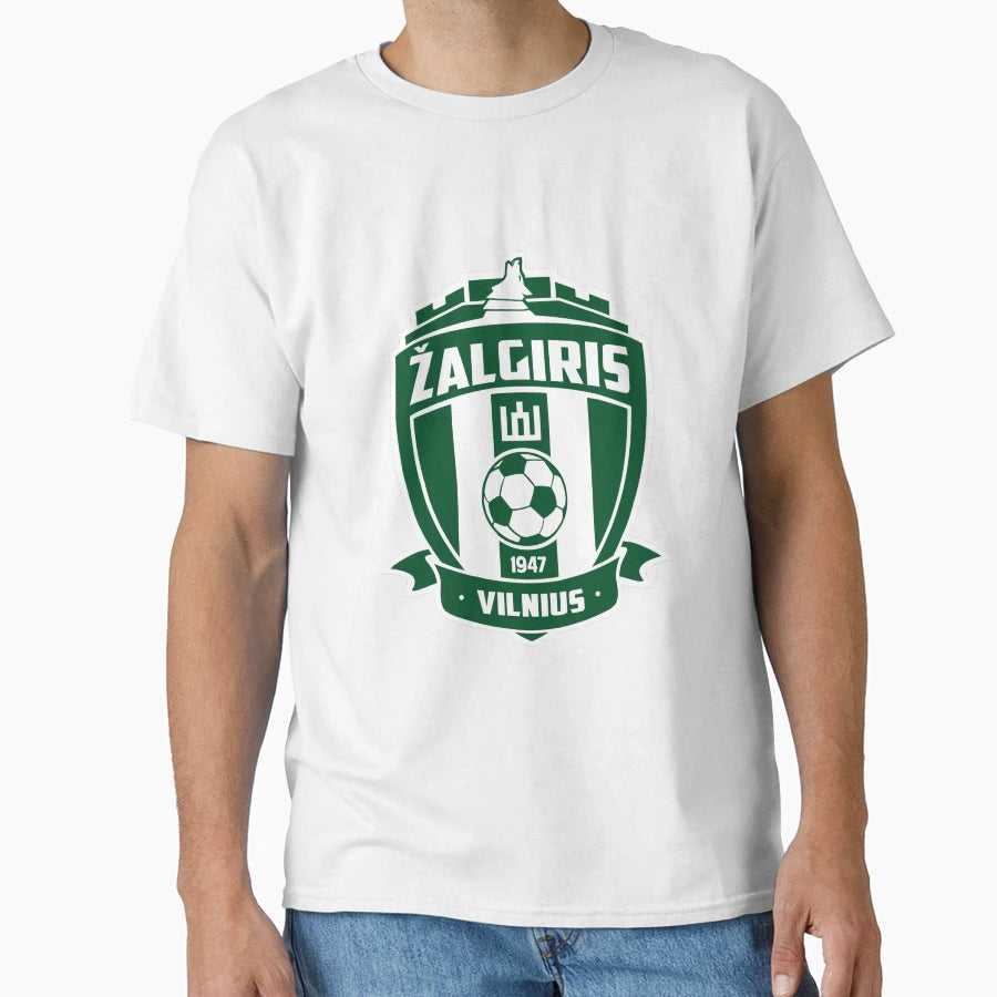 Zalgiris Football Team Logo T-Shirt - Minimalist Print Men Women - T-Shirt, Sweatshirt, Hoodie