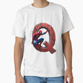 Letter Q Spiderman Alphabet T-Shirt - Unique Graphic Unisex - T-Shirt, Sweatshirt, Hoodie