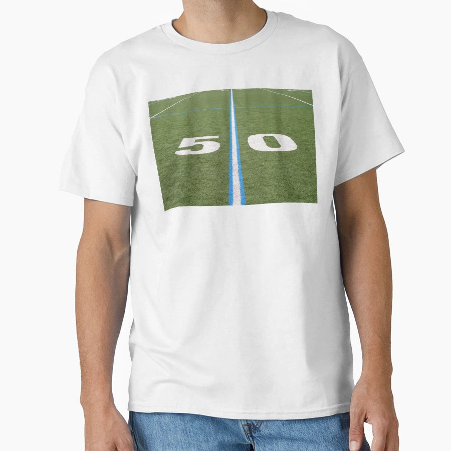 Football Field Fifty T-Shirt - Streetwear Style Unisex - T-Shirt, Sweatshirt, Hoodie