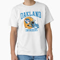 Oakland Invaders Helmet T-Shirt - Fun Novelty Design for Adults - T-Shirt, Sweatshirt, Hoodie
