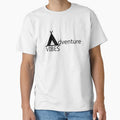 Adventure Vibes Logo Camping Tent Typography by - Adult & Kids T-Shirts, Sweatshirts & Hoodies apparel design preview 1