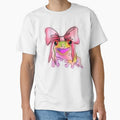 Pink orange coquette Frog with Big Bow animalzinhats - Adult & Kids T-Shirts, Sweatshirts & Hoodies apparel design preview 1
