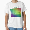 I Love Football T-Shirt - Aesthetic Graphic Unisex - T-Shirt, Sweatshirt, Hoodie