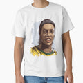 Illustration Ronaldinho Art T-Shirt - Casual Everyday Wear Men Women - T-Shirt, Sweatshirt, Hoodie