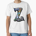 Doodle Letter Z T-Shirt - Casual Everyday Wear Unisex - T-Shirt, Sweatshirt, Hoodie