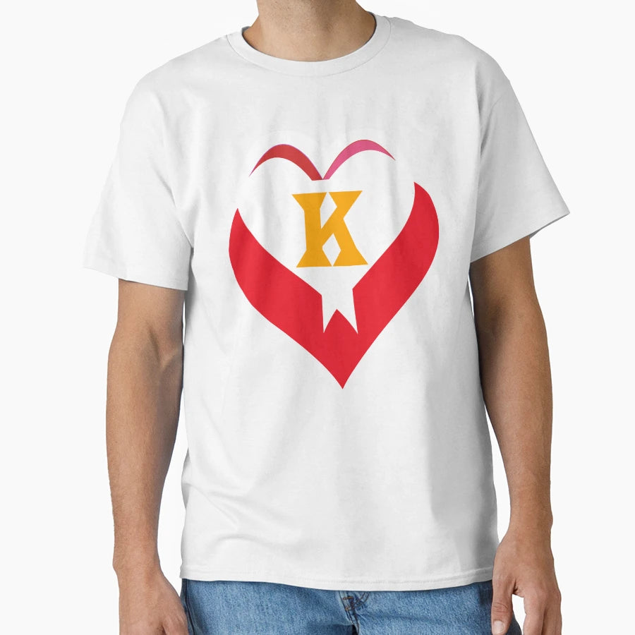 Letter K T-Shirt - Minimalist Print Men Women - T-Shirt, Sweatshirt, Hoodie