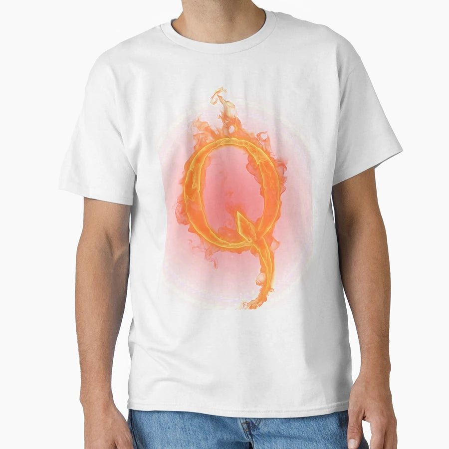 Lettter Q T-Shirt - Unique Graphic for Adults - T-Shirt, Sweatshirt, Hoodie