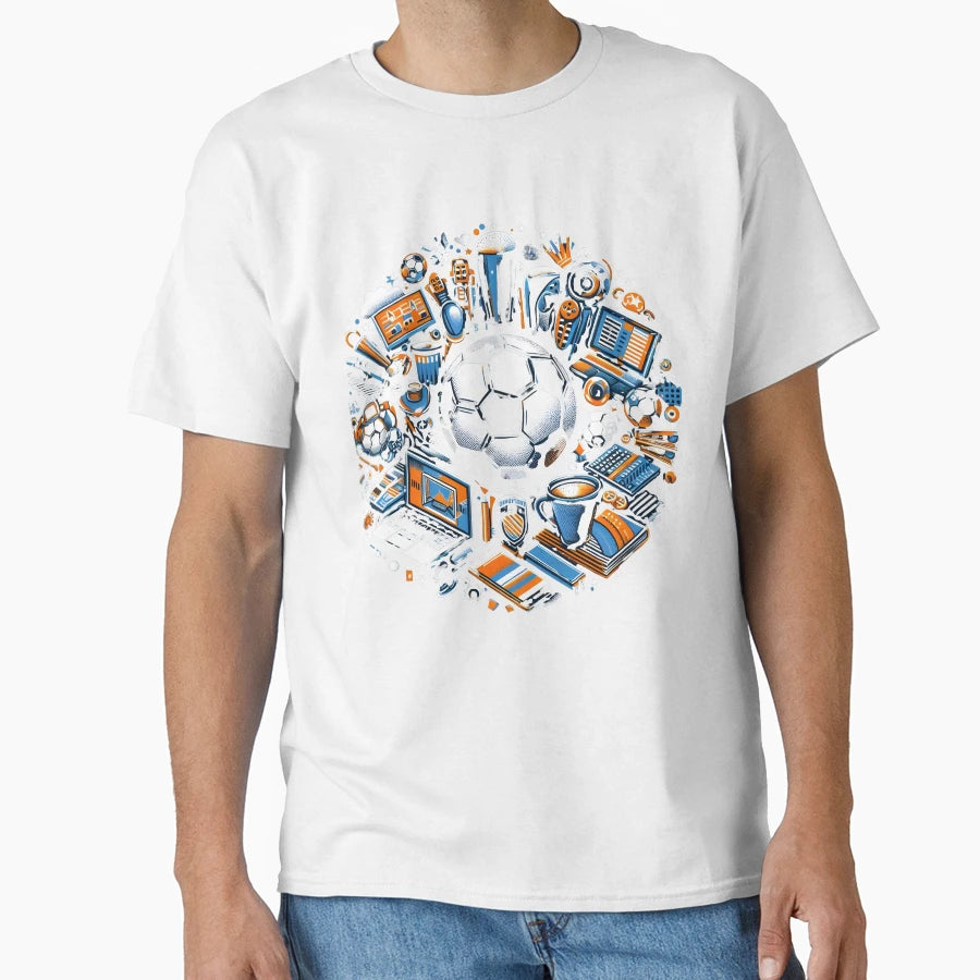 Soccer Spirit Threads T-Shirt - Aesthetic Graphic Unisex - T-Shirt, Sweatshirt, Hoodie