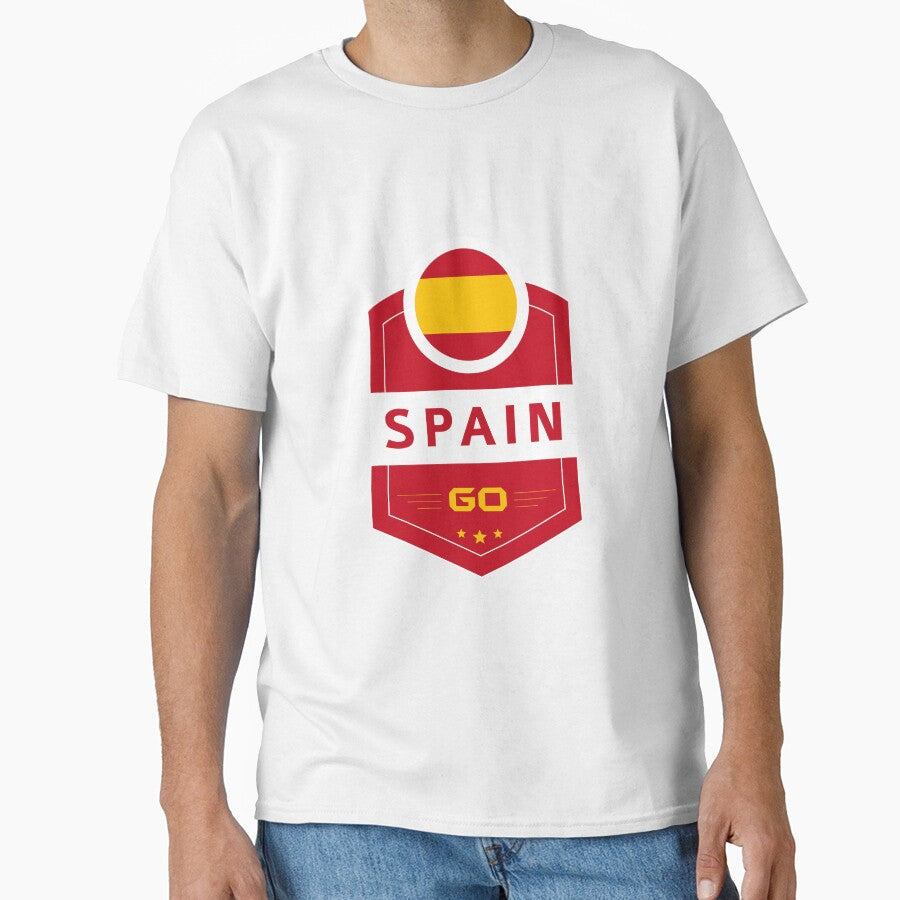 SPAIN FLAG SHIELD by MarkMotta - Adult & Kids T-Shirts, Sweatshirts & Hoodies apparel design preview 1