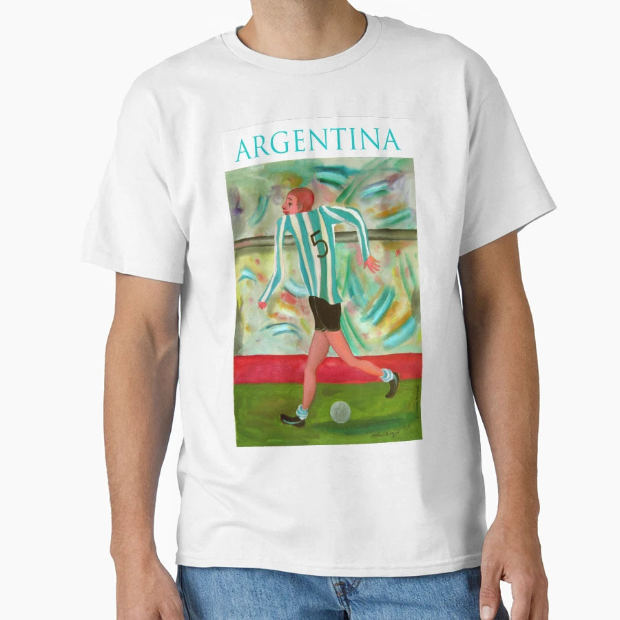 Player 5 Argentina T-Shirt - Novelty Apparel Unisex - T-Shirt, Sweatshirt, Hoodie