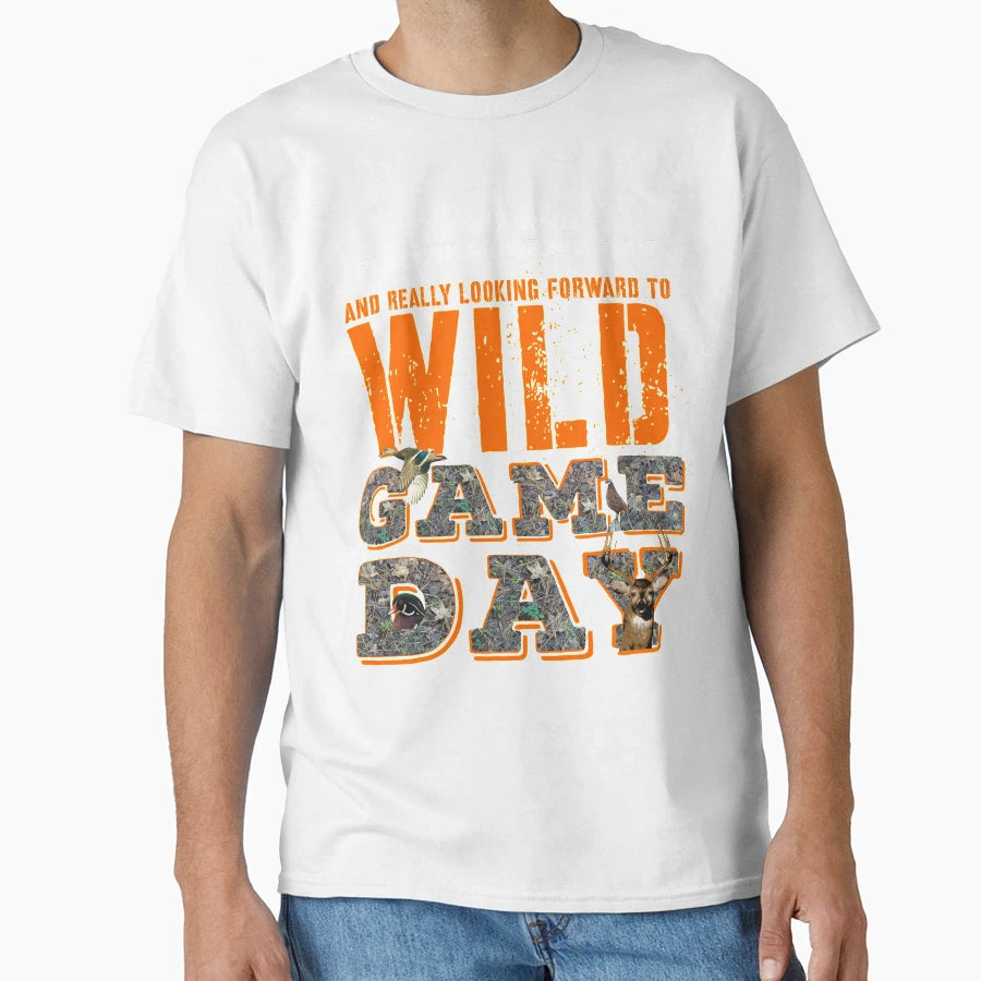 Football Game Day And Wild Game Day T-Shirt - Novelty Apparel Men Women - T-Shirt, Sweatshirt, Hoodie
