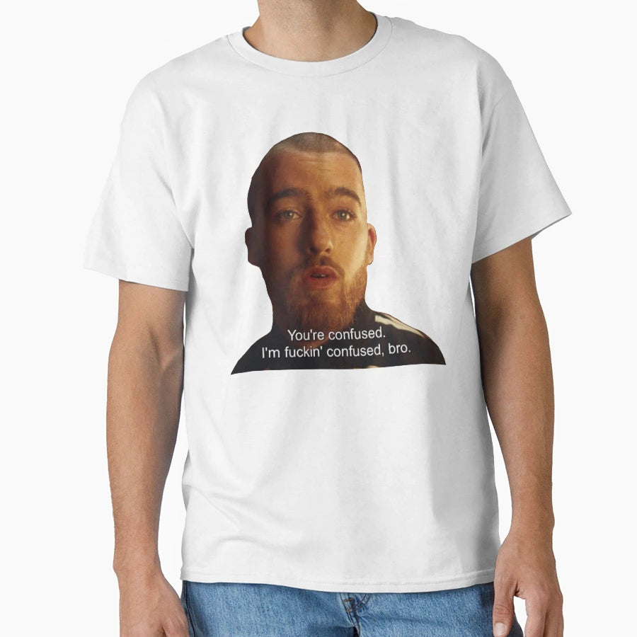 Fezco Confused T-Shirt - Graphic Print Men Women - T-Shirt, Sweatshirt, Hoodie