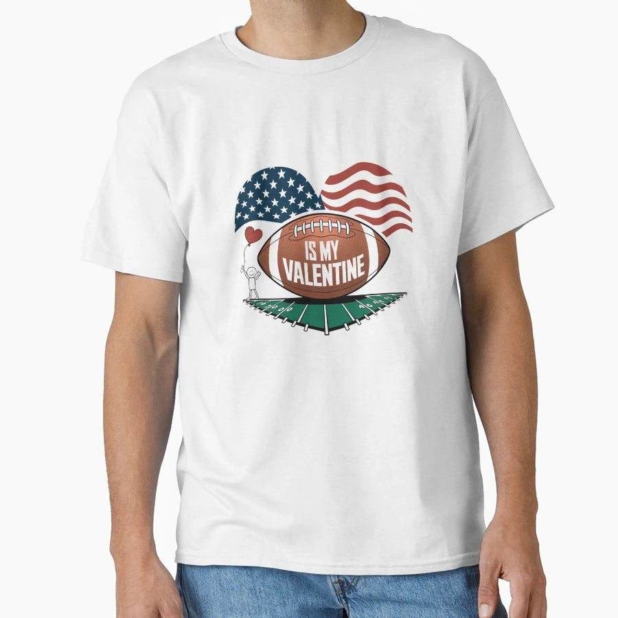Valentine Stadium Sports Fans T-Shirt - Novelty Apparel Men Women - T-Shirt, Sweatshirt, Hoodie