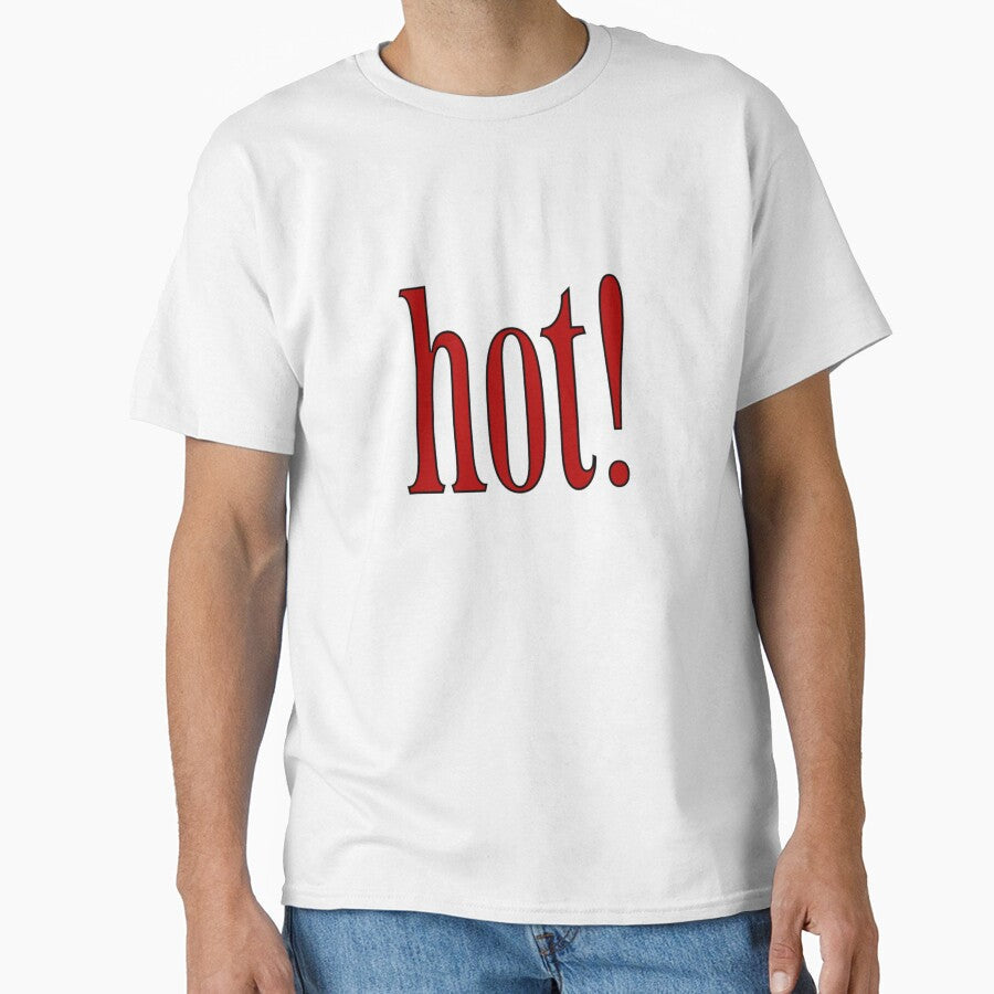 Hot! Red Bold Statement by destelloacido - Adult & Kids T-Shirts, Sweatshirts & Hoodies apparel design preview 1
